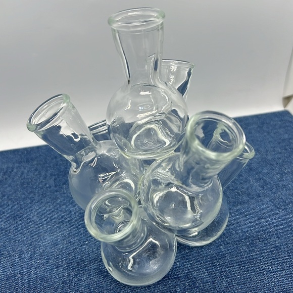Plant Propagation Station Clear Glass Bud Vases Cluster 7 Pods - Picture 4 of 6